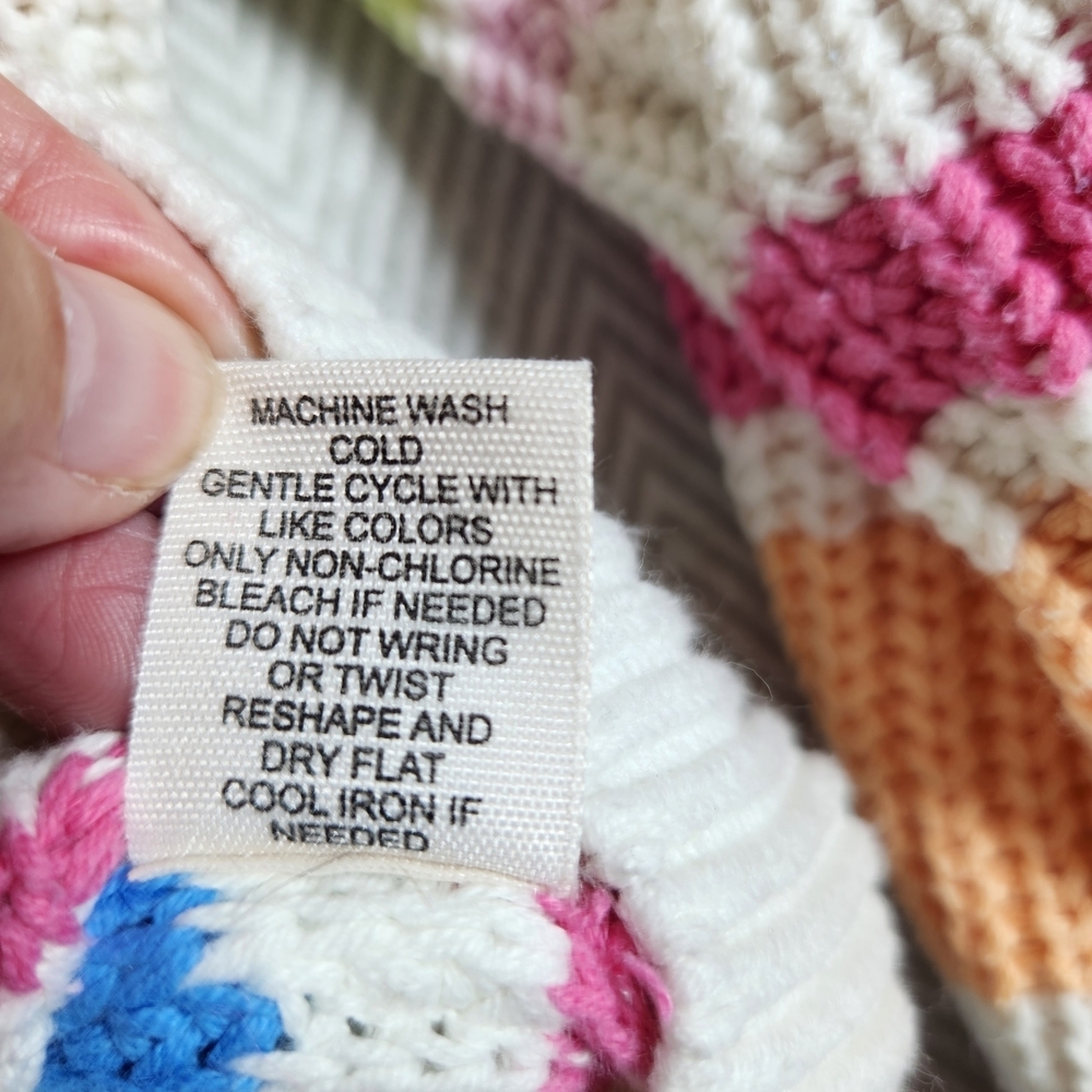 Jessica Simpson XS Striped Multicolor Women's Sweater Cardigan #spring - Picture 9 of 10